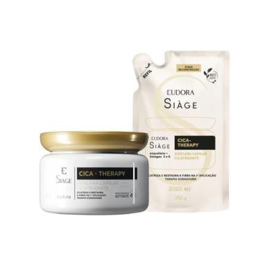 Imagem de Combo Refil Máscara Capilar Cronograma Reconstrução Cica Therapy Siàge