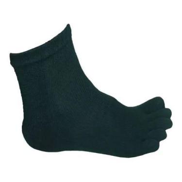 Imagem de Meia Dedo Algodão Soquete Masculina Adulto Tipo Luva Inverno - I Love 