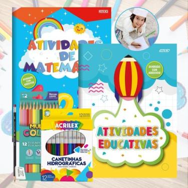 Imagem de Livro de Atividades Kit para se Divertir e Aprender com Lápis de Cor e