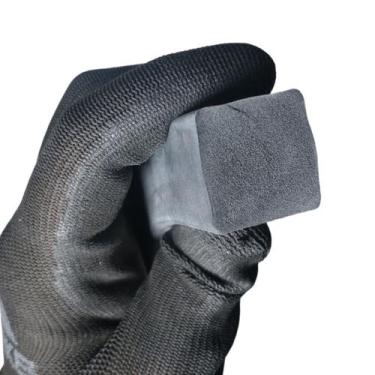 Imagem de Rolo de 1 Metro de Borracha Perfil Esponjoso Vedação 25x25mm Macio Lon