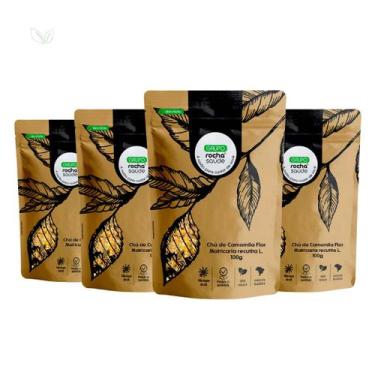 Imagem de Kit 4 pct Chá de Camomila - Matricaria Recutita L. - 100g - Rocha Saúd