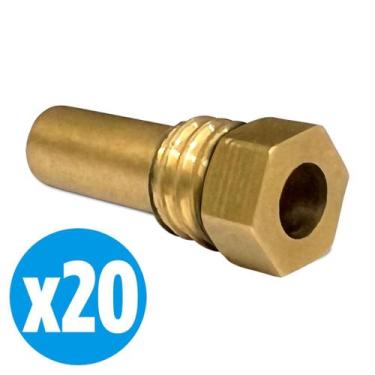 Imagem de kit 20 Poço Sensor Termométrico Latão Aquecedor Solar - Nautilus