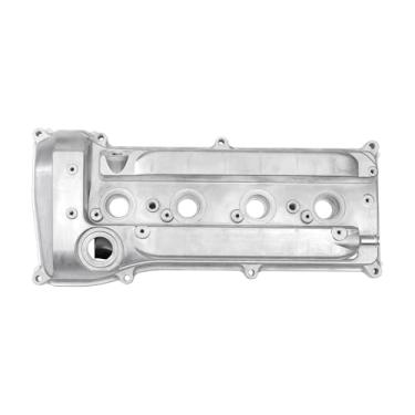 Imagem de Partuto Tampa da válvula do motor Nº 1120128033 Tampa de balancim da válvula dianteira para Toyota Camry 2.4L 2002-2011 Liga de alumínio prateado
