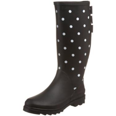 Imagem de Dirty Laundry by Chinese Laundry Bota de chuva feminina Roxette Plain Rub, Preto/branco, 6