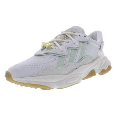 Imagem de adidas Sapatos femininos Ozweego, Branco nuvem, verde linho, branco e branco, 37