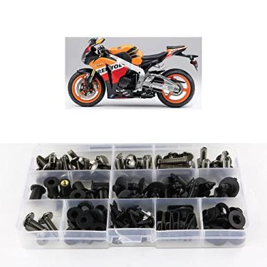 Imagem de Kit de parafusos de carenagem Xitomer, para Honda CBR1000RR 2008 2009 2010 2011 1 2012 2013 2014 2016 2016, kits de montagem/porcas/arruelas/clipes/fixadores/ilhósxitomer cinza FBT00403
