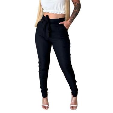 Imagem de Calça feminina bengaline skinny com elastano barata sku cf10 - R.S MOD