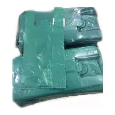 Imagem de Sacola Plástica Reciclada Reforçada Verde 30x40 C/ 5kg - Salix