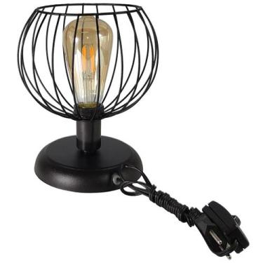 Imagem de Abajur Aramado Tangerine preto Sala Quarto cozinha banheiro - CM GLASS