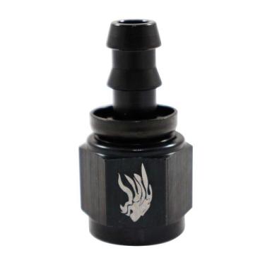 Imagem de Conexão de Mangueira 3/8 x 8AN All Black - Cód.7815 - ASLLAN