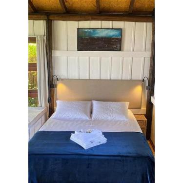 Imagem de Cabeceira Estofada Casal 1 Bloco Não é Segredo Linho Palha 140x60