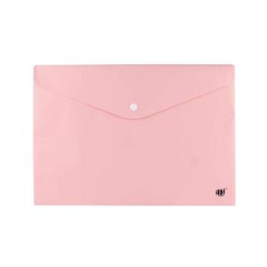 Imagem de Pasta Plástica Tipo Envelope Com Botão Horizontal Ofício A4 - YES