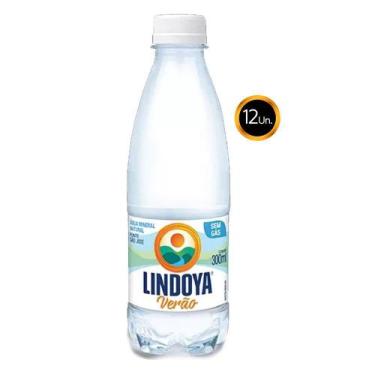 Imagem de Água Mineral Lindoya  300Ml Kit 12, Água Water Aguas mineral pura Bebi
