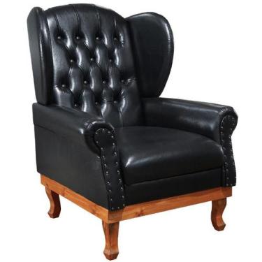 Imagem de Poltrona Berger Aurora Via Encanto Preto