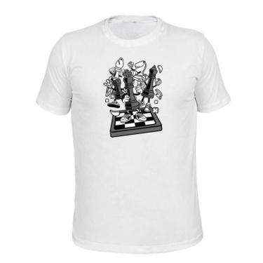 Imagem de Camiseta Plus Size T-Shirt Malha 30.1 Estampada Xadrez - Surprass, Bra