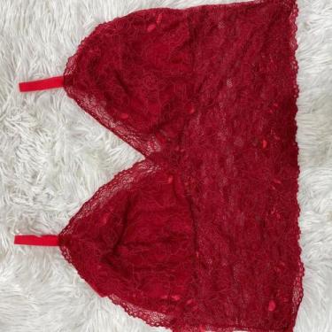 Imagem de Cropped Alcinha Plus Size 48 ao 58 - Orquídea Lingerie, Vermelho, 48 a