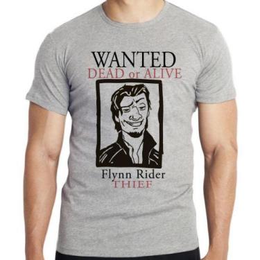 Imagem de Camiseta Flynn Rider Enrolados  Blusa criança infantil juvenil adulto 