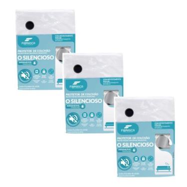Imagem de Protetores de Colchão - Tamanho Casal 3 Unidades - Fibrasca
