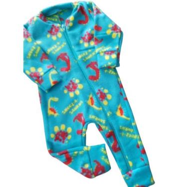 Imagem de Macacão Bebê Soft Dinossauro Verde - LANDA BABY, P