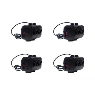 Imagem de Kit C/4 - Filtro Linha Plastico Qualitronix Torre Com Dps...