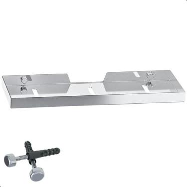 Imagem de Suporte Porta Shampoo Prateleira Cromado De Parede Plus - MetalCromo