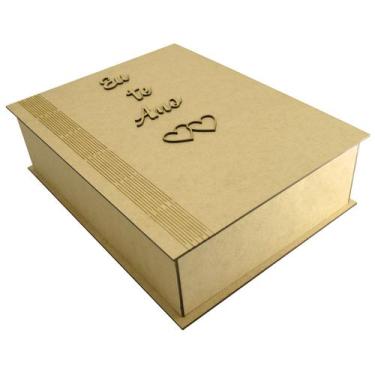 Imagem de Caixa Mini Vinho Chandon e 2 Taça Tampa Dobravel Aplique Eu Te Amo e C