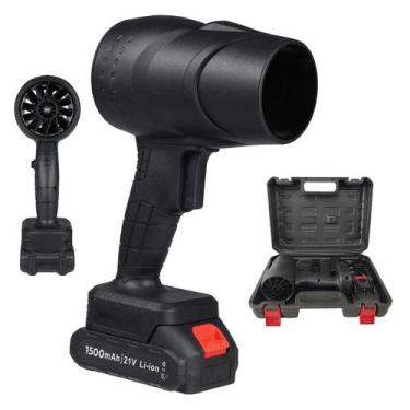 Imagem de Soprador Turbo Fan 130.000 RPM Potente Maleta Recarregavel Bateria Lim
