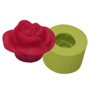 Imagem de Molde de Silicone com 01 Cavidade de Rosa Mini - Casa das Essências SS