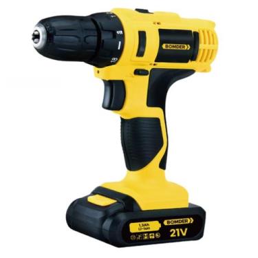 Imagem de Parafusadeira Furadeira Sem Fio 21v Parede Metal Madeira Com Acessório