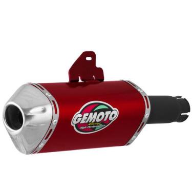 Imagem de Ponteira Gemoto Racing 3 Trioval Cb 300, VERMELHO