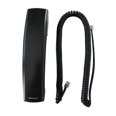 Imagem de Aparelho de substituição de voz HD VoIP Lounge com cabo de 3 metros para telefones IP Polycom VVX Series 300 301 310 311 400 401 410 411 500 501 600 601 1500 preto