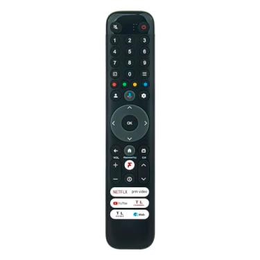 Imagem de RC833 GUB2 RC833GUB2 Controle remoto de voz de substituição adequado para TCL QLED Smart TV TV 75C645K 85C645K 98C655