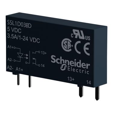 Imagem de Rele Estado Sólido 24Vcc 3,5A Ref. SSL1D03BD - Schneider