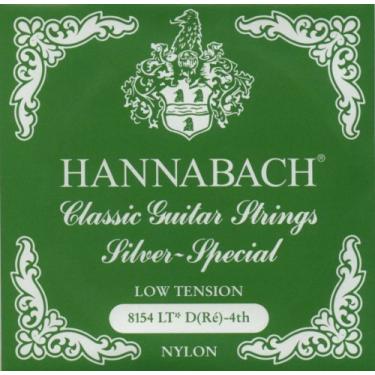 Imagem de Hannabach Série 815 Corda D4 de baixa tensão prata especial para guitarra clássica (652514)