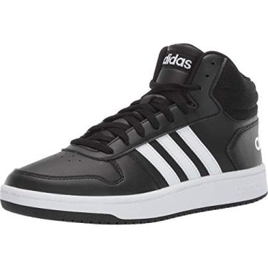 Imagem de adidas Masculino Vs Hoops Mid 2.0, Preto/branco/preto, 9.5