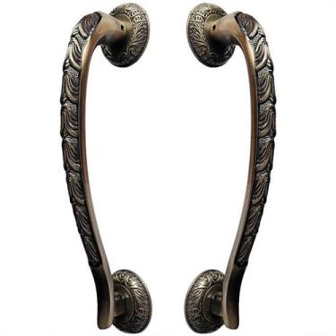 Imagem de Puxador Duplo Stylus Bronze Antigo 300mm - MaximaMetais