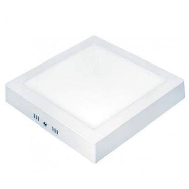 Imagem de Plafon LED Embutir Quadrado 18W 3000K Leitoso Blumenau, Branco