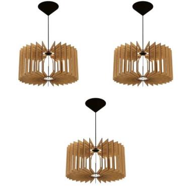 Imagem de 3 Luminárias Ideias P/ Área Gourmet - Luxuosas E Modernas - ANA DECORA