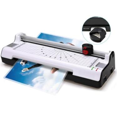 Imagem de Plastificadora Laminadora Refiladora A4 Ma320 3x1 - Mazzilli, 110V