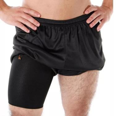 Imagem de Coxal Protetor de Coxa Neoprene Ortopédico Preto Progne Sports (Unid.)-Unissex