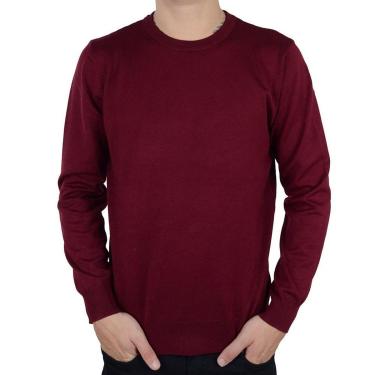 Imagem de Blusa Masculina Broken Rules Sueter Tricot Vinho - 590202-Masculino