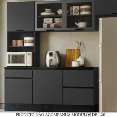 Imagem de Paneleiro duplo Etna 2 portas 1 gaveta Poliman