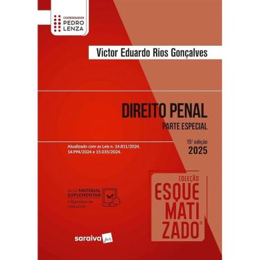 Imagem de Coleção Esquematizado - Direito Penal - Parte Especial - 15ª Edição 2025