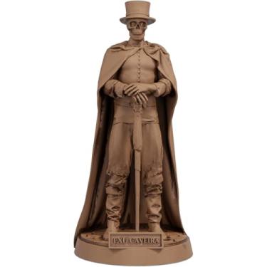 Imagem de Estátua Exu Caveira Imagem Umbanda Candomblé (Cor Madeira)