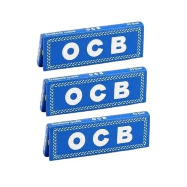 Imagem de Kit 3 Sedas Original Ocb Blue - 50 Folhas - 69mm