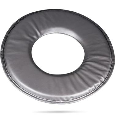 Imagem de QIUCHA Almofada de cadeira acolchoada portátil para hemorróidas, almofada de assento confortável com orifício central científico, almofada ergonômica para quadril, cóccix, cóccix, ciática, almofada