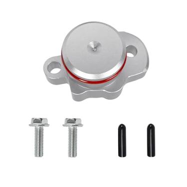 Imagem de O kit de plugue de bomba de óleo de peças metálicas é compatível com Yamaha PW50 modelo 1981-2024, com tampa de plugue, anel de vedação, parafusos de montagem