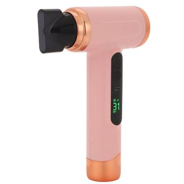 Imagem de Secador de Cabelo Sem Fio, Secador Portátil Recarregável de 15000mAh Com Energia de Forte, Equipada Com Bico, para Camping de Viagens, Uso Externo e Dormitório (Róseo)