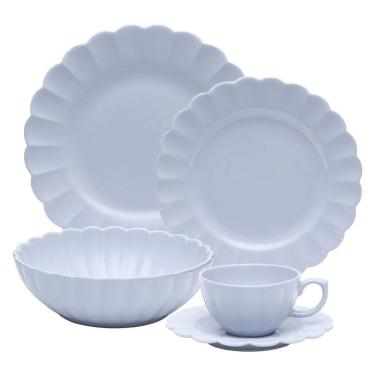 Imagem de Aparelho de Jantar 20 Peças Flora Áster Oxford