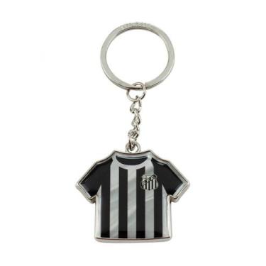 Imagem de Chaveiro Metal Camisa Time 3.5cm time Santos - mileno